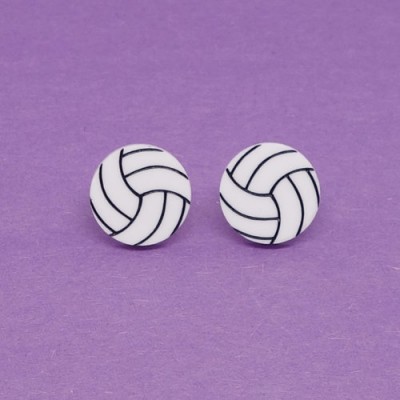 Boucles d'oreilles Lili POP- Ballon de volleyball